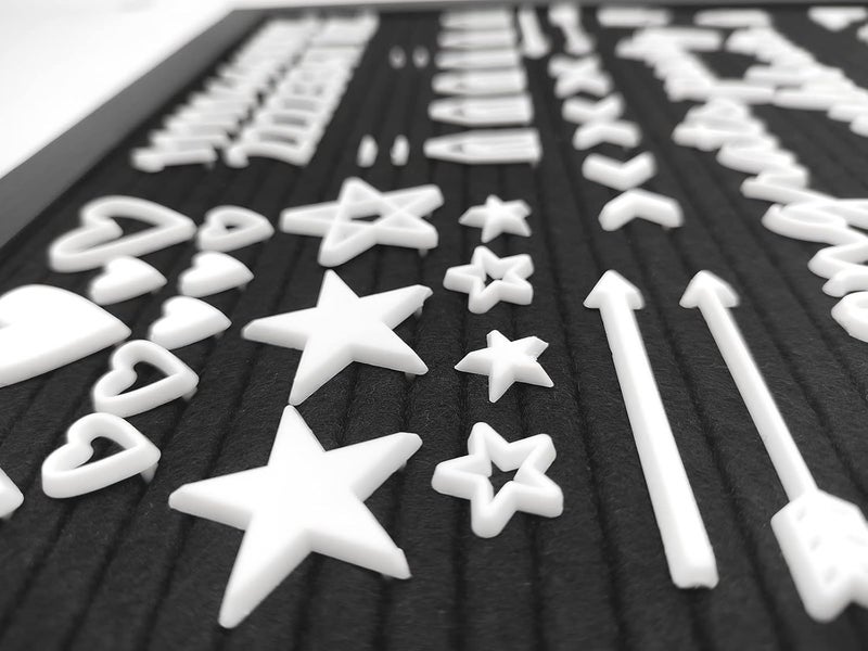 G GAMIT Felt Letter Board Letters Set, Letter Sign Symbol Numbers and Cursive Week and Month Only - Image 3